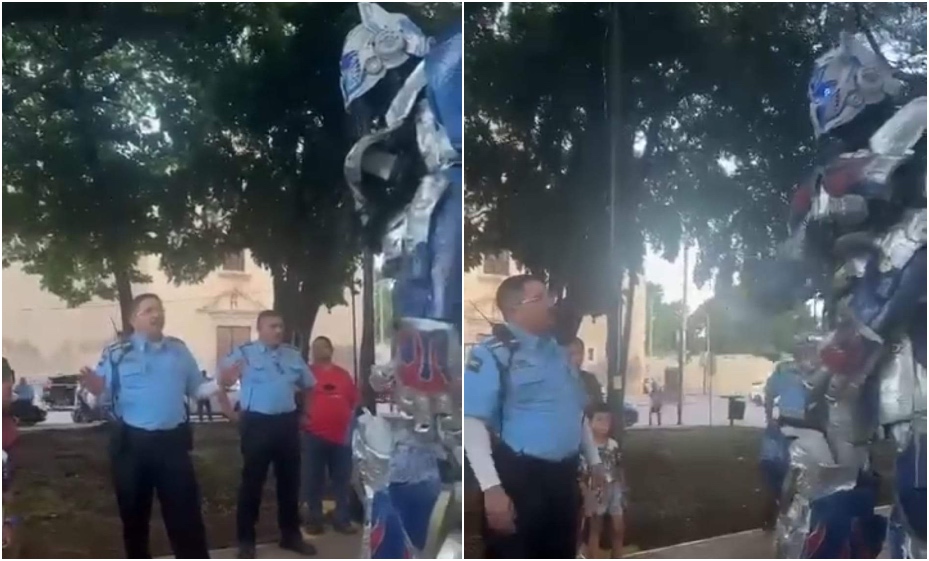 La Policía de Mérida investiga un incidente con "Optimus Prime" en La Mejorada, tras la retirada del disfrazado en un evento familiar.