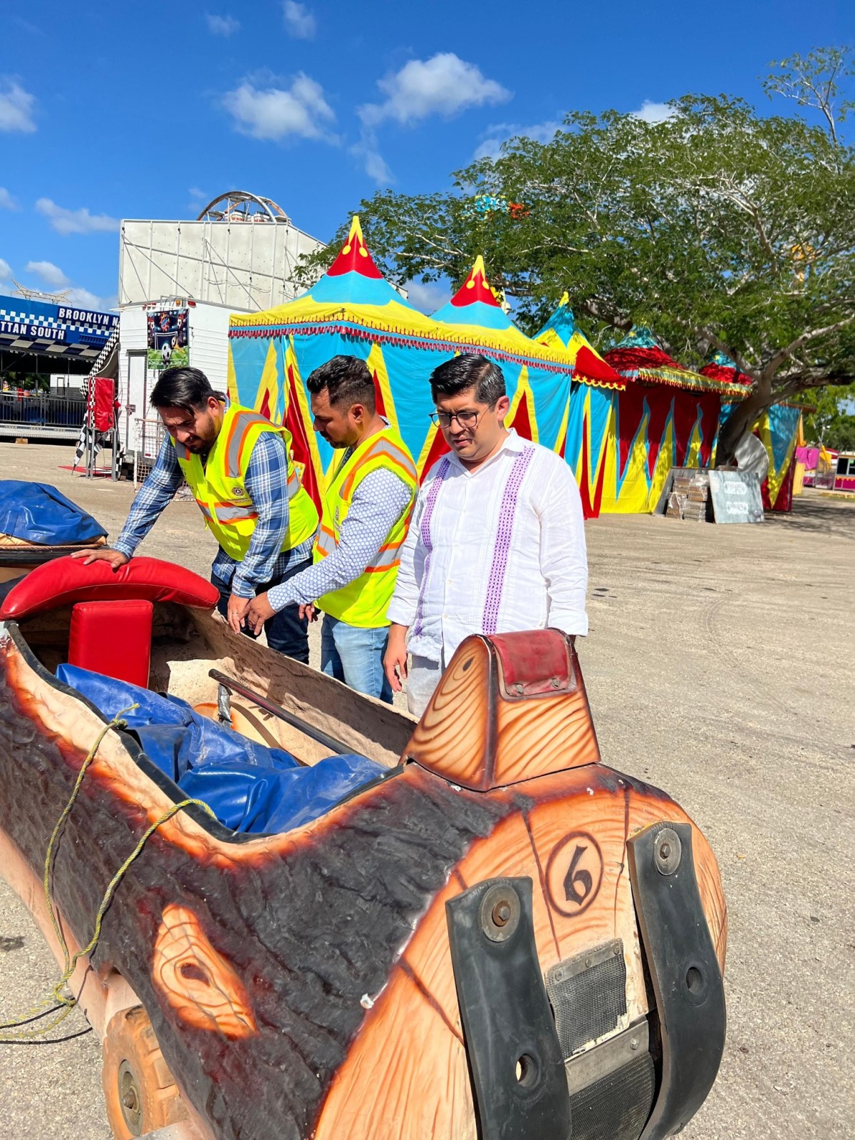 Protección Civil Yucatán supervisa la Feria Xmatkuil 2024 para garantizar seguridad en sus 50 años de celebración. Coordinación con SSP y bomberos.