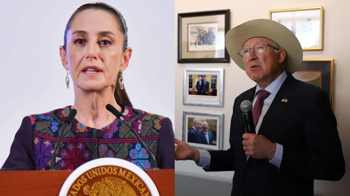 Sheinbaum critica al embajador Ken Salazar por sus contradicciones sobre la relación México-EE.UU. y la estrategia de seguridad.