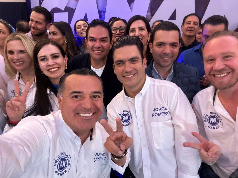 Jorge Romero Herrera es electo presidente del PAN para el periodo 2024-2027, con el respaldo de Renán Barrera, en una jornada de unidad en Yucatán.