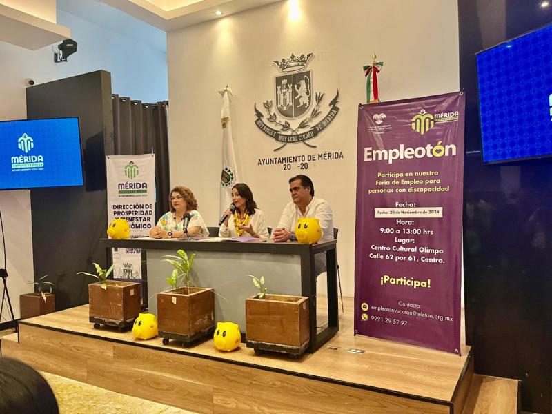 Participa en Empleotón Yucatán, la feria de empleo inclusivo que conecta a personas con discapacidad con empresas comprometidas con la inclusión laboral.