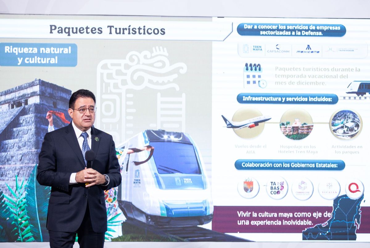 El gobierno mexicano lanza paquetes turísticos con el Tren Maya, incluyendo vuelos, hospedaje y experiencias en el sureste, para impulsar el turismo nacional.