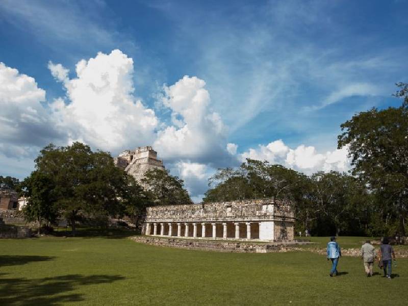área natural en Uxmal