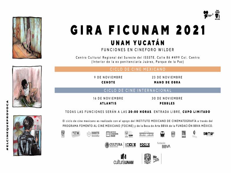 Festival Internacional de Cine UNAM llega a Yucatán