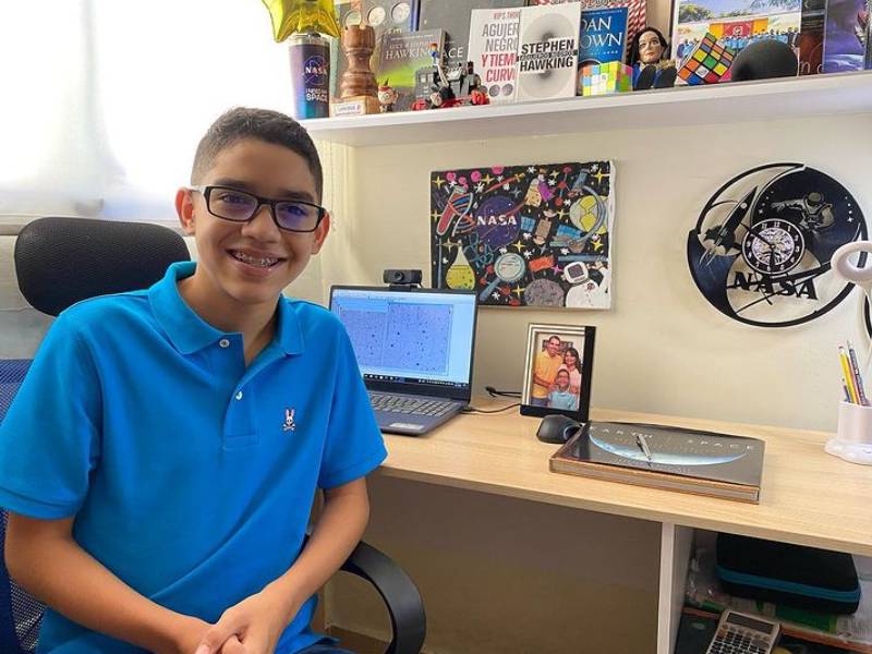 Niño descubre un asteroide, es certificado por la NASA