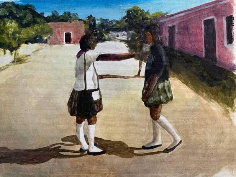 "¿Quién te dijo que yo dije tu nombre? Recrea escena y vende el cuadro