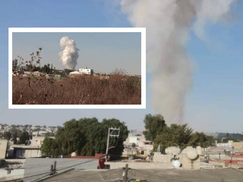 Reportan nueva explosión en Tultepec, Edomex