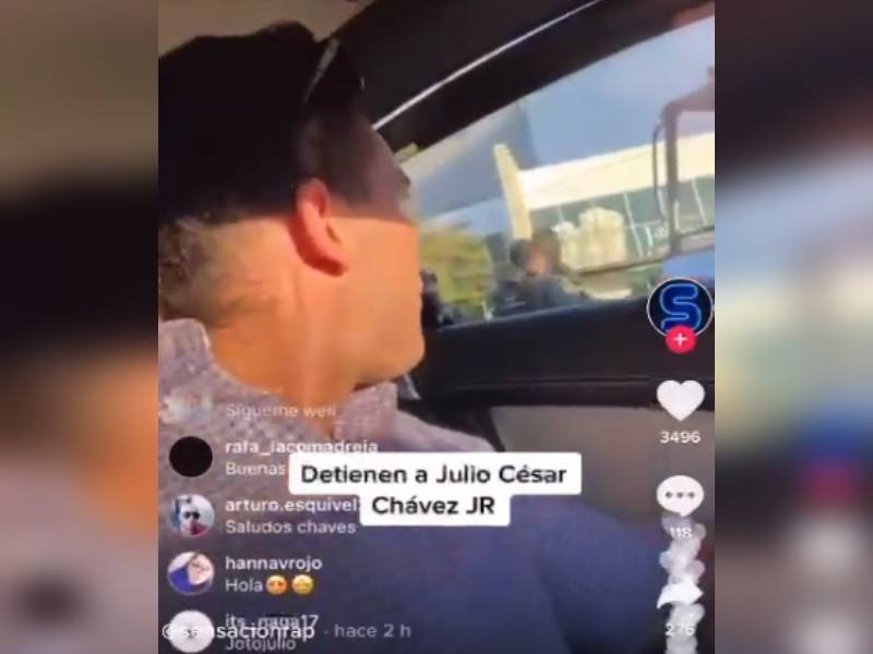 Tratan de detener a Julio César Chávez Jr. en Sinaloa