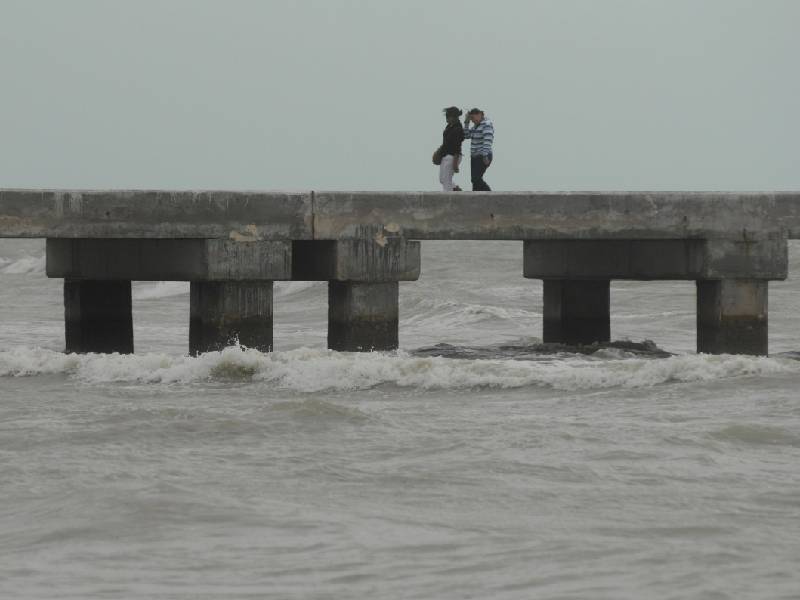 Afecta el frente frío actividades en Progreso