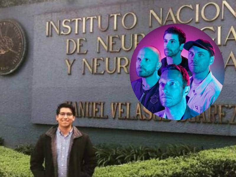 Coldplay estudiante
