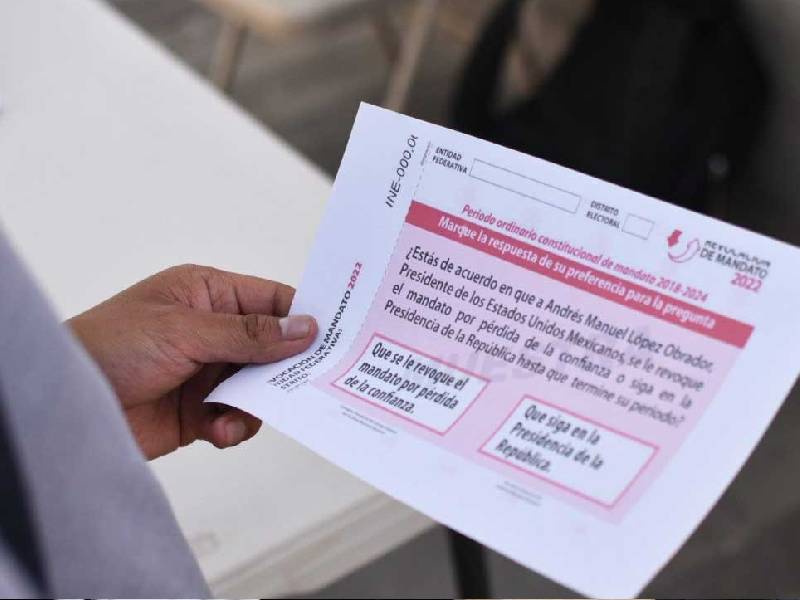 Instalará el INE 964 casillas para revocación de mandato
