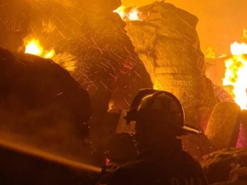 Incendio en Chalco