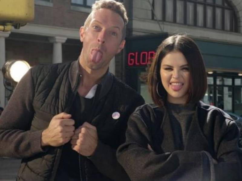 Selena Gomez Coldplay