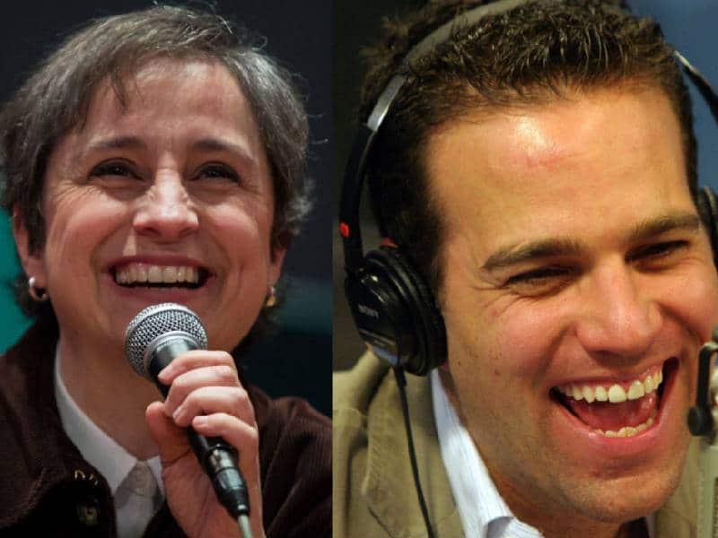AMLO destapa a Loret de Mola y Carmen Aristegui para la presidencia