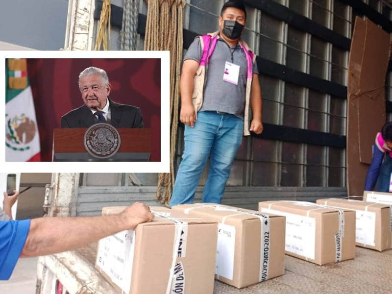 Arriban papeletas para consulta de Revocación de Mandato