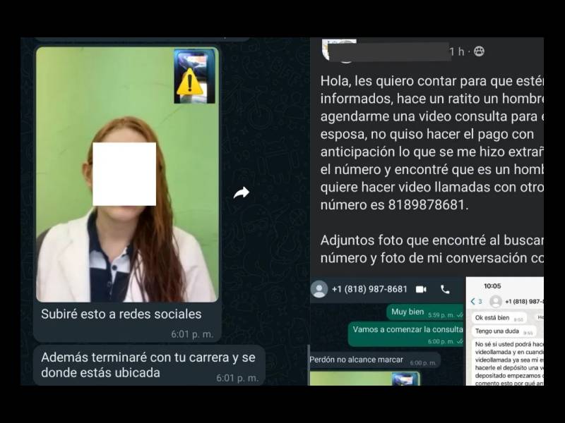 Nutrióloga denuncia a hombre que se tocó durante consulta virtual