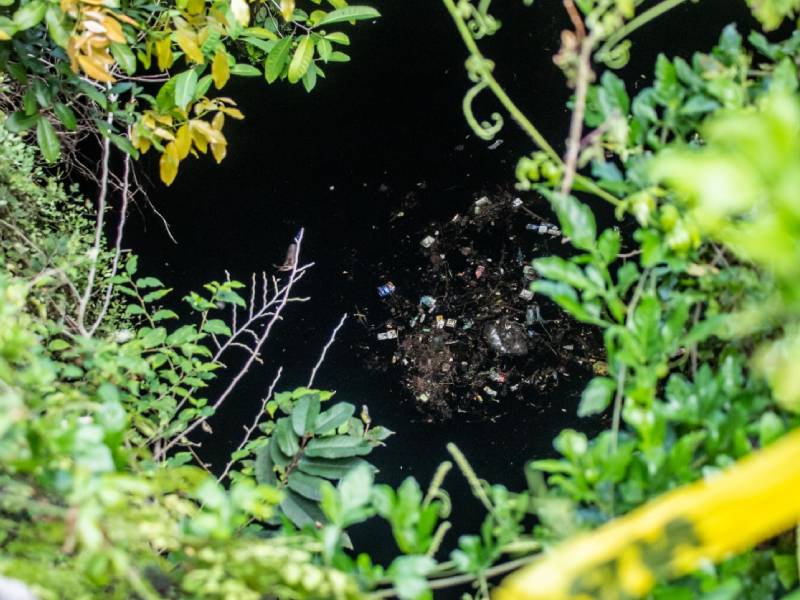 Residuos cenote Tixhualactún