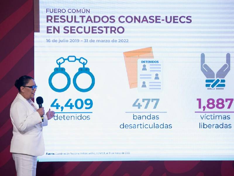 A la baja, secuestro y homicidio doloso
