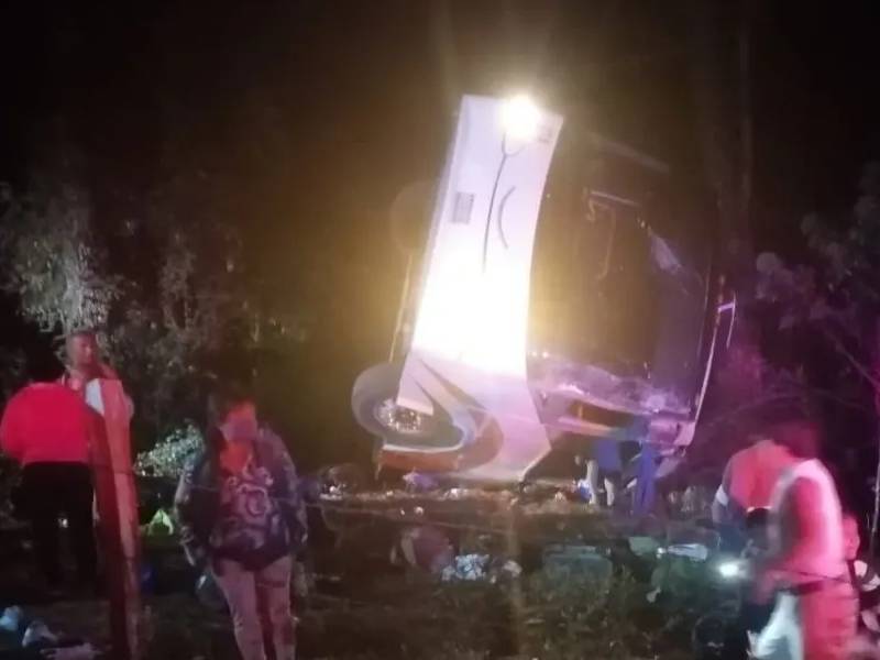 Accidente grupo de peregrinos