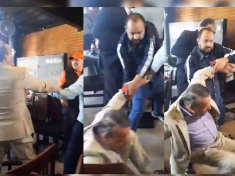 Pelea alfredo adame