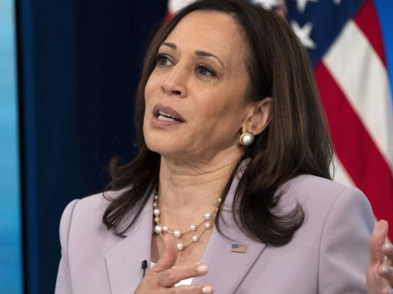 kamala Harris covid