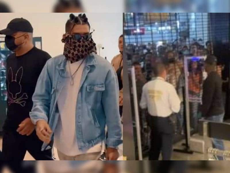 Video. Se disfraza como Bad Bunny y provoca caos en centro comercial