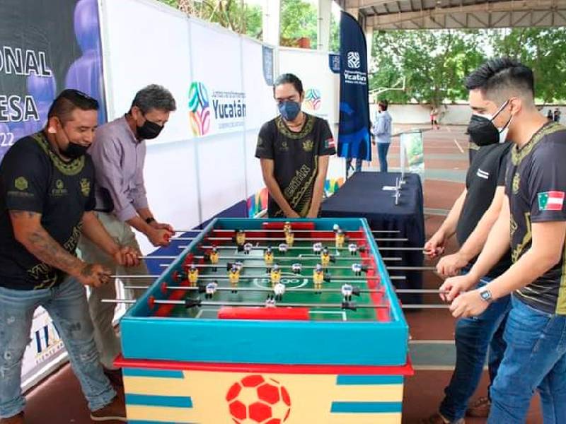 Albergará Mérida campeonato nacional de fútbol de mesa, esta semana