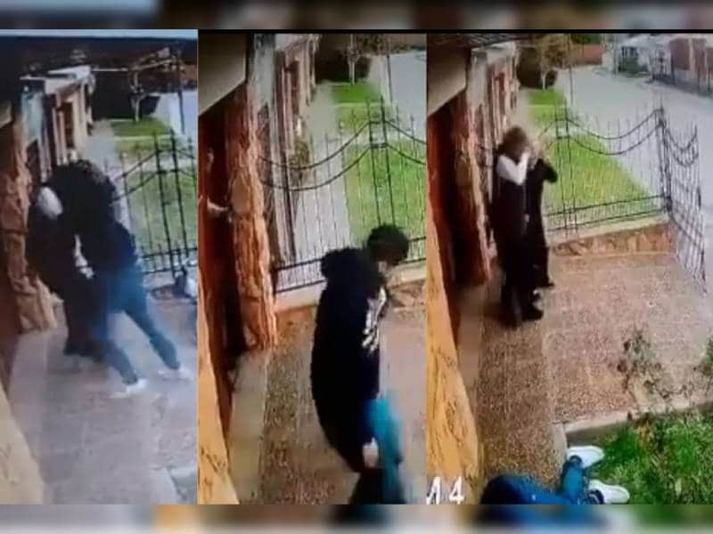 VIDEO: Abuelo le dispara a su nieto tras ser golpeado
