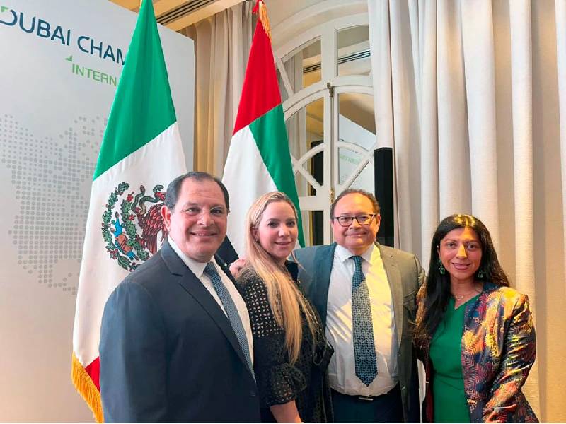 Presencia yucateca en apertura de la sede comercial de Dubai en México