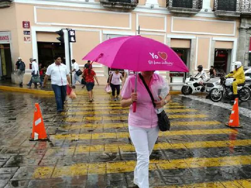 Hay probabilidad de chubascos en Yucatán