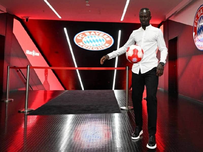 Sadio Mané es presentado como nuevo jugador del Bayern München