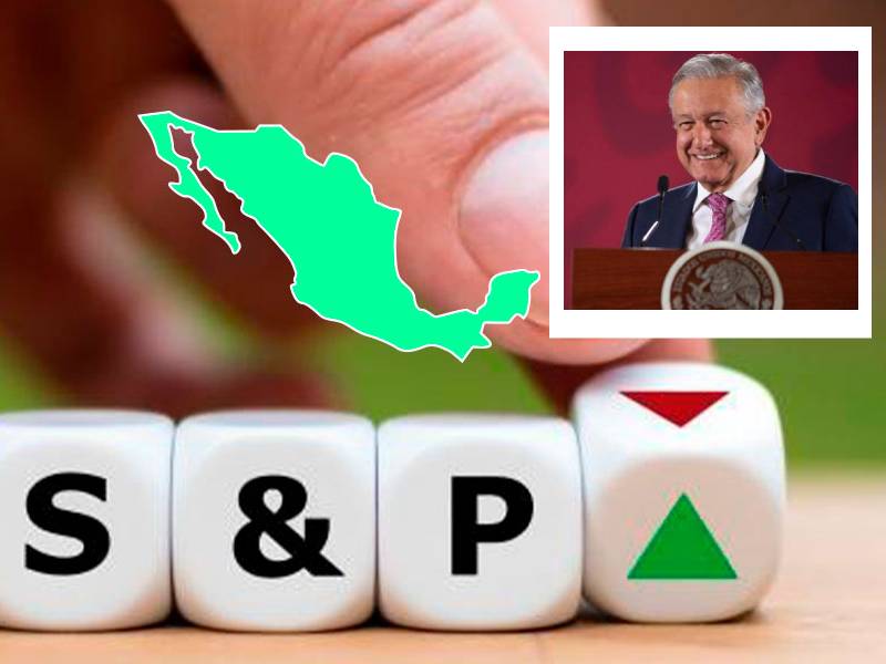 AMLO celebra mejora de S&P a perspectiva de México de negativa a estable