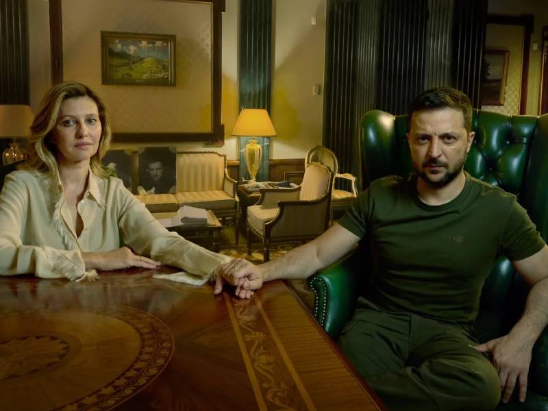 Fotos del presidente Zelenski y su mujer en revista Vogue causan polémica