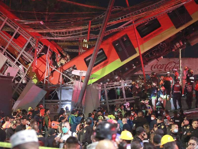Imputan a ocho exfuncionarios por el desplome de la Línea 12 del Metro