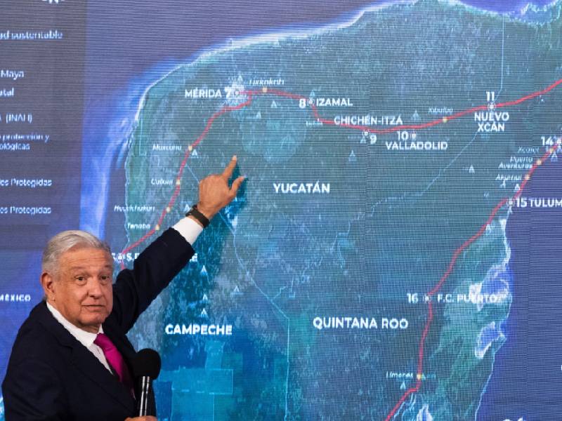 Tren Maya de seguridad nacional porque interviene EU: AMLO