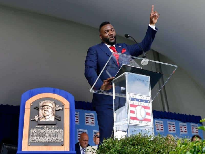 David Ortiz ingresó al Salón de la Fama de las Grandes Ligas