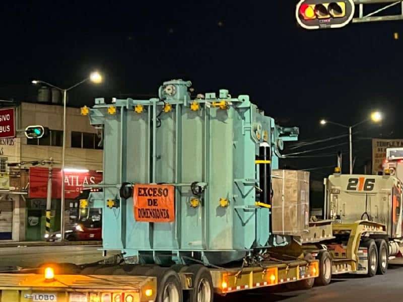 Llegan transformadores para abastecer las Líneas 1,2 y 3 del Metro