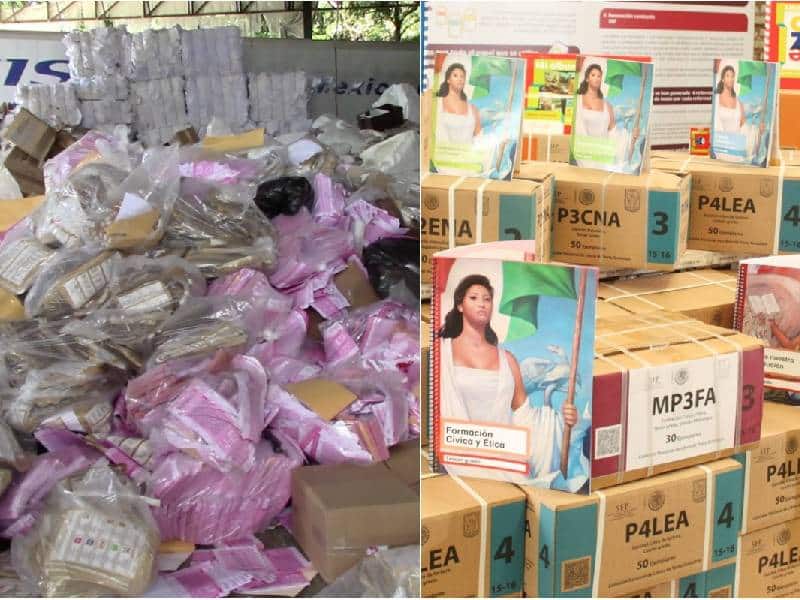 Convierten basura electoral en libros de texto