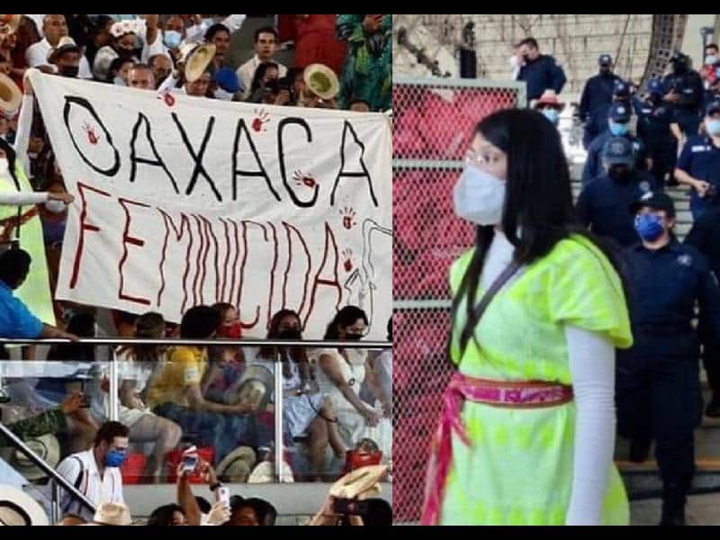 Sacan a la saxofonista Elena Ríos de la Guelaguetza tras manifestación pacífica