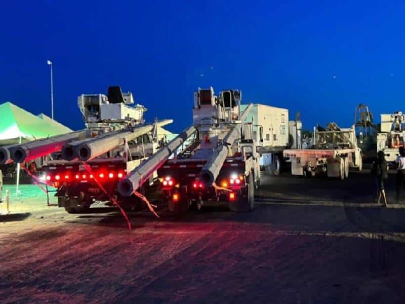 CFE apoya en la búsqueda y rescate de mineros tras el colapso en la mina de Agujita