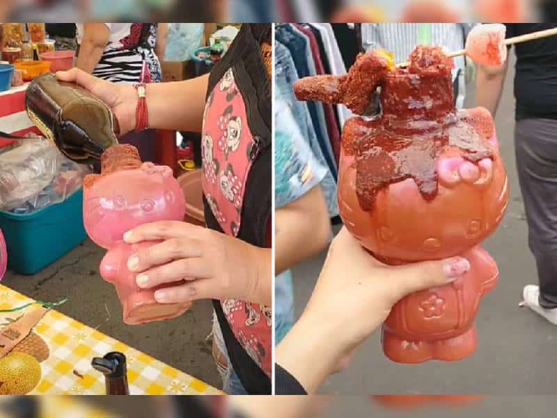 Viral: ¡Para fanáticos de Hello Kitty!, surge en mercados las «Kittychelas»