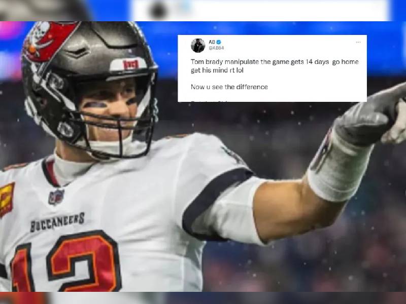 ¡Se armó! “Manipula el juego” Antonio Brown arremete contra Tom Brady