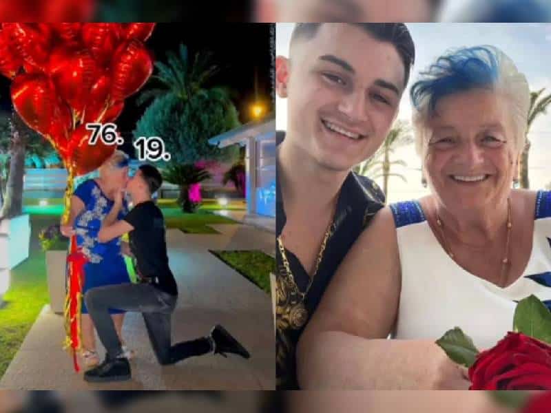 ¡Qué viva el amor! Joven de 19 años pide matrimonio a mujer de 76