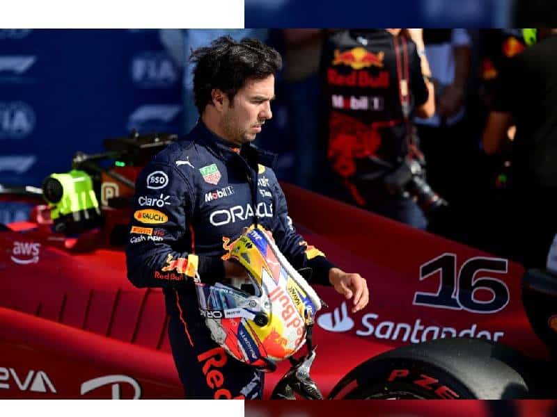 Complicado cierre de Checo Pérez en el Gran Premio de los Países Bajos