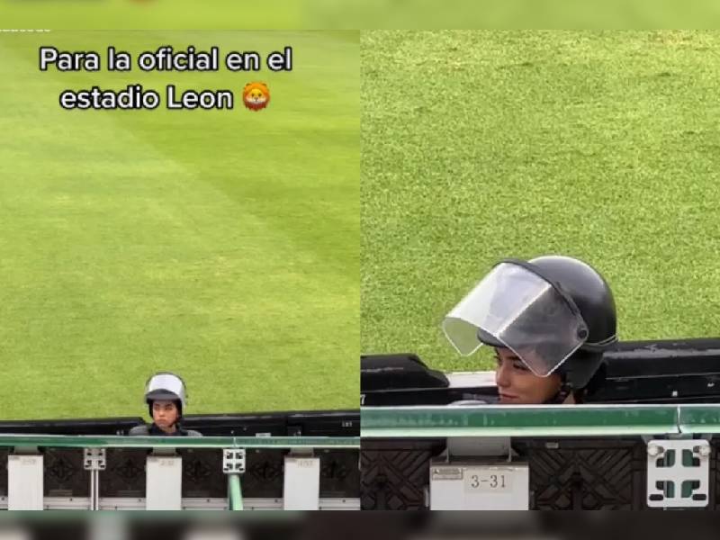 ¿Dónde estará? Hincha del León se enamora de policía; pide ayuda para encontrarla