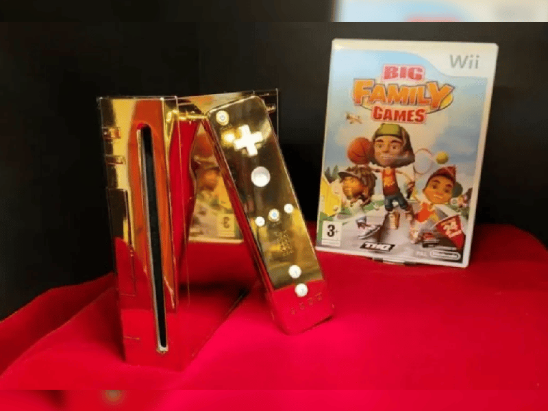 Así era el Wii de oro que fue creado para la reina Isabel II