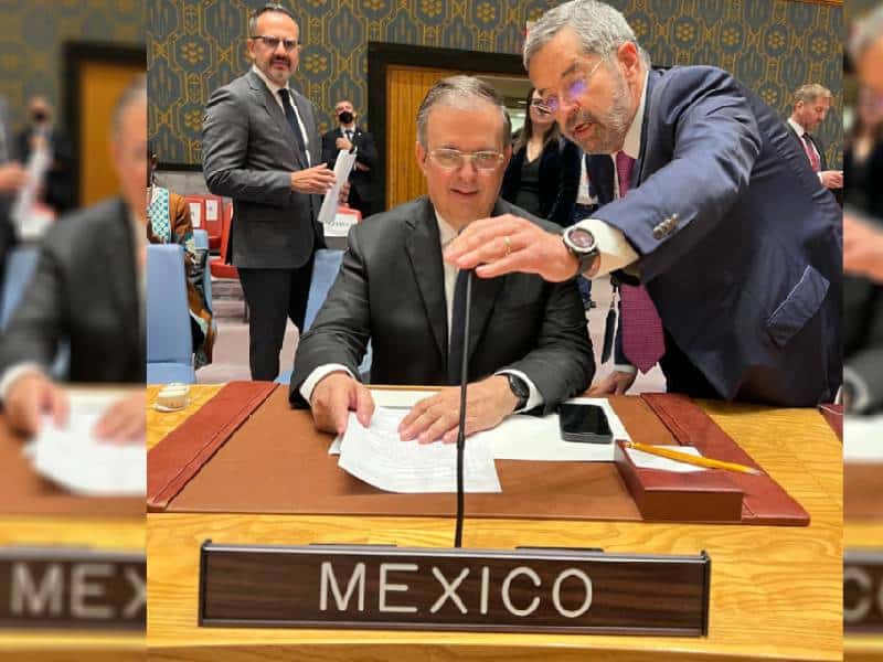 Presentará Ebrard en la ONU propuesta de paz de AMLO