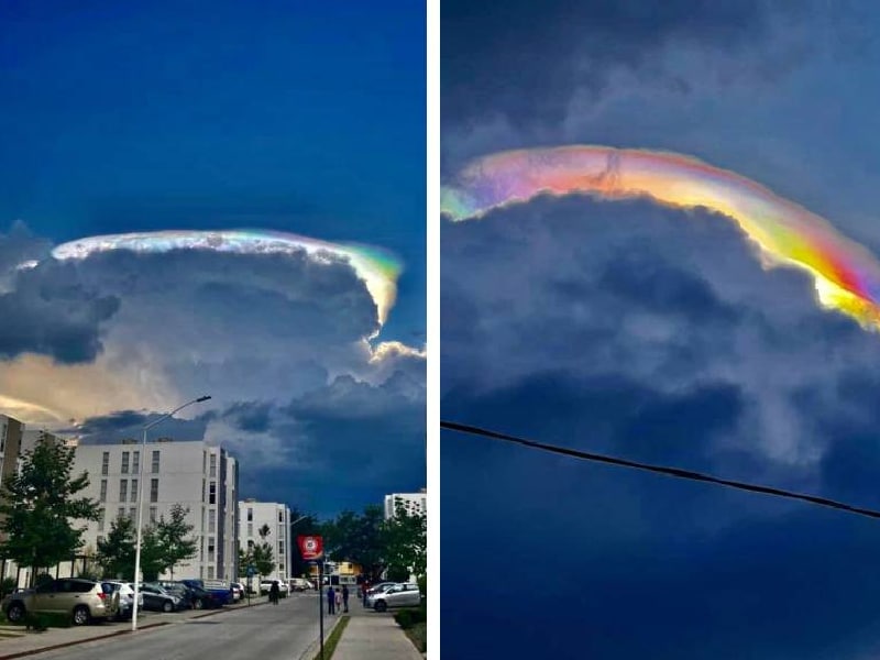 nubes iridiscentes