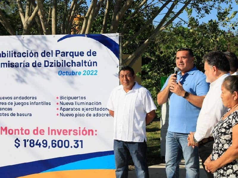 El Alcalde Renán Barrera rehabilita la infraestructura y espacios públicos de las comisarías