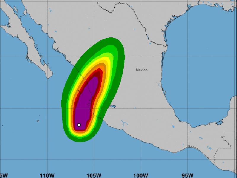 Potente huracán mayor Roslyn tocará tierra Nayarit